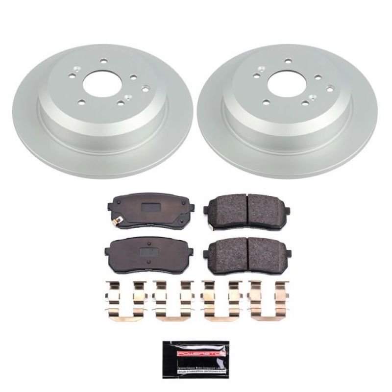 PowerStop Power Stop 07-12 Hyundai Veracruz Rear Z17 Evolution Geomet Coated Brake Kit