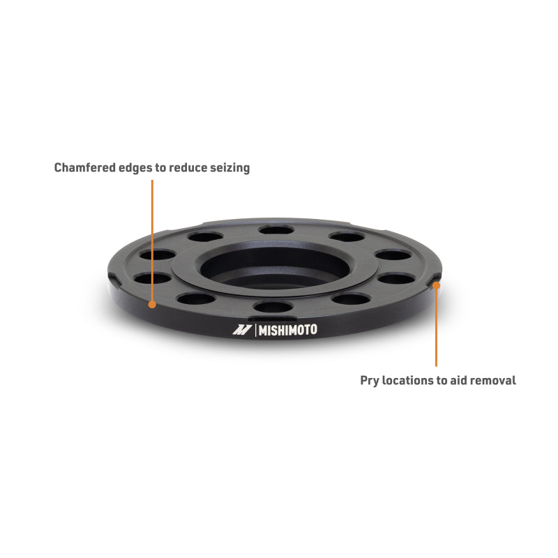 Mishimoto Wheel Spacers - 5x120 - 72.6 - 10 - M14 - Black