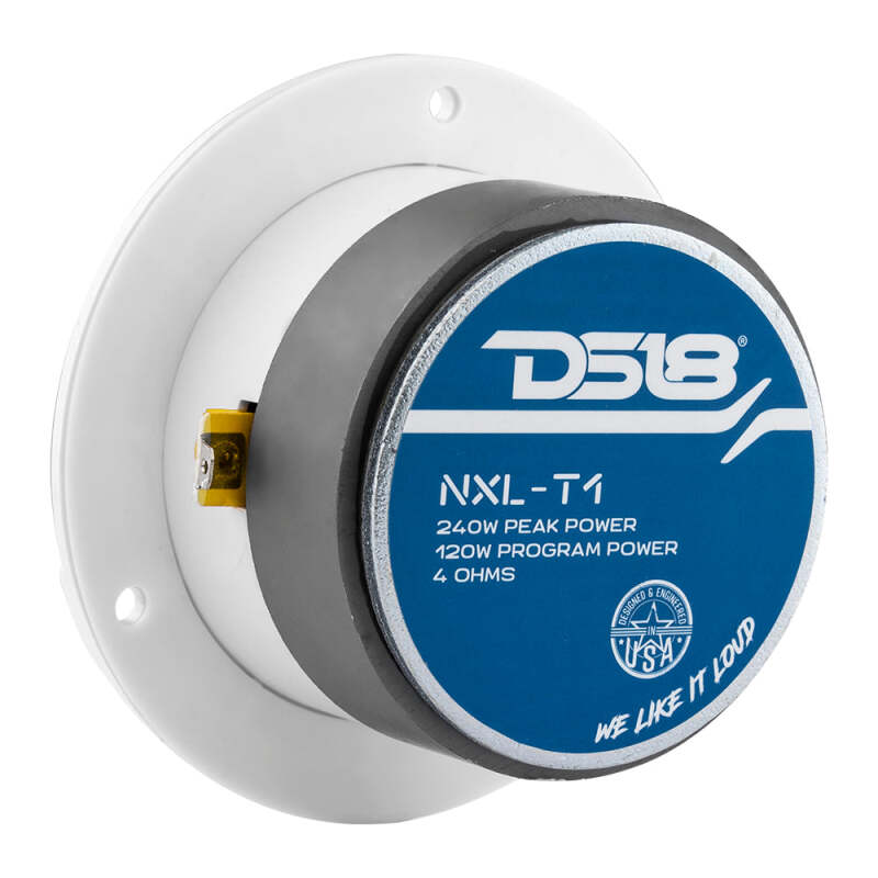 DS18 3.8in 120 Watts RMS 4 ohm 1in Aluminum Vc Super Bullet Tweeter
