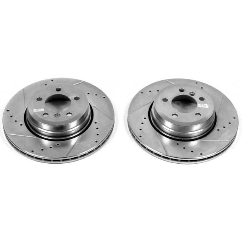 PowerStop Power Stop 06-08 BMW 750i Rear Evolution Drilled & Slotted Rotors - Pair