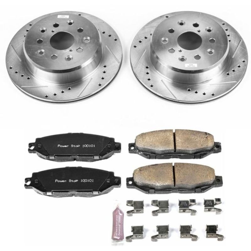 PowerStop Power Stop 99-00 Lexus SC300 Rear Z23 Evolution Sport Brake Kit