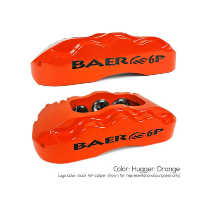 Baer Brakes 88-96 Chevrolet Corvette 13in Track4 Front SDZ Brake Kit - Hugger Orange