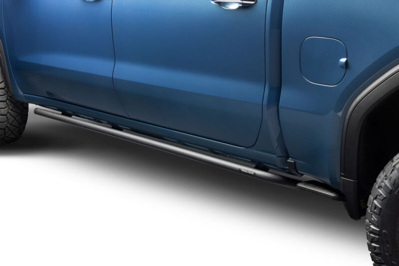 N-Fab RKR Rails 2019 Chevy/GMC 1500 Crew Cab - Cab Length - Tex. Black - 1.75in