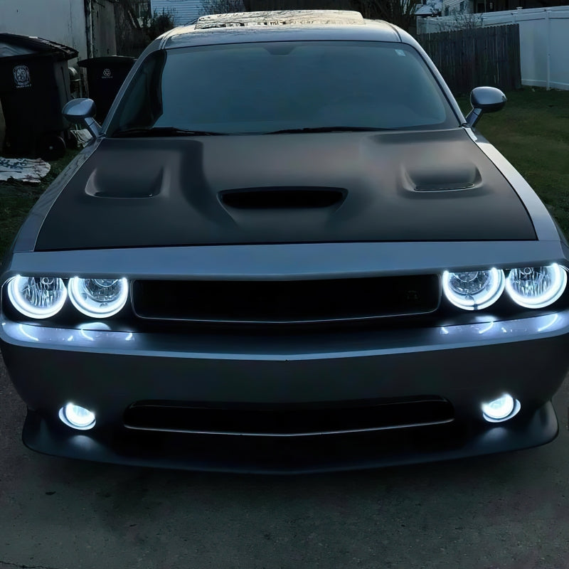 ORACLE Lighting Oracle 0814 Dodge Challenger Dynamic Surface Mount Headlight/Fog Light Halo Kit COMBO