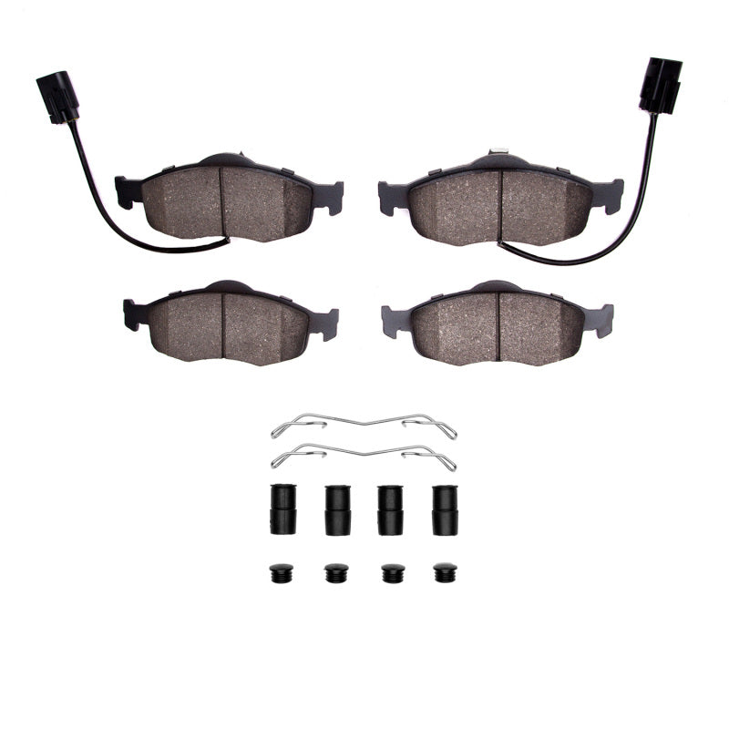 R1 Concepts R1 98-04 Ford Contour Front Optimum OE Pads & Hardware Kit
