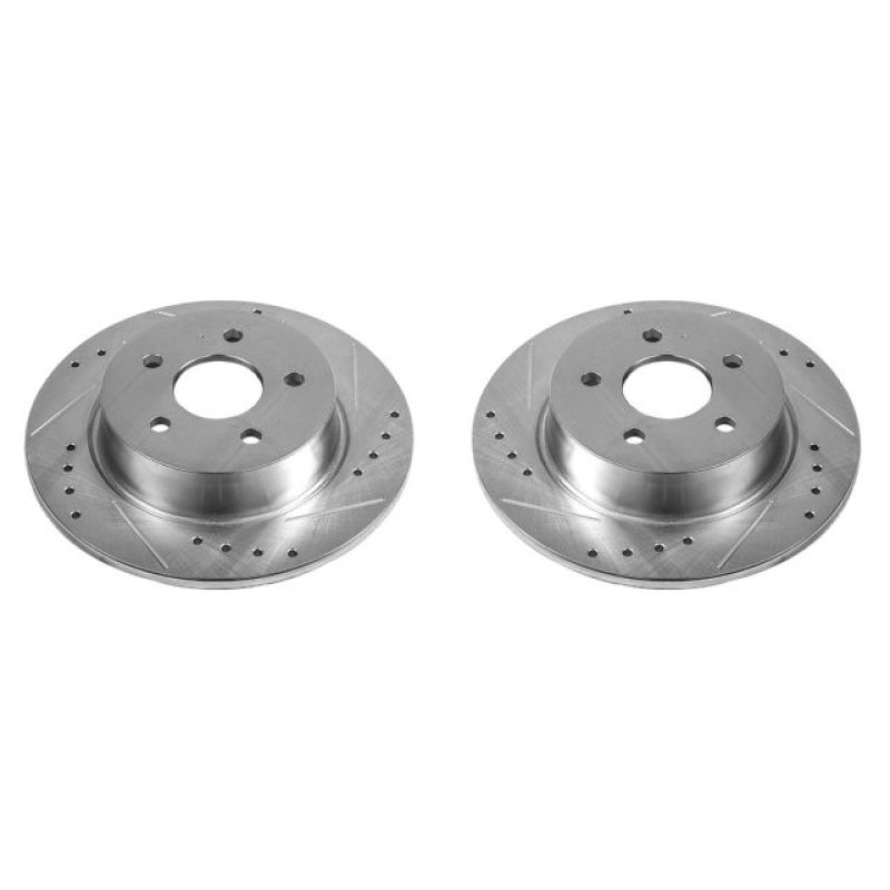 PowerStop Power Stop 13-18 Ford C-Max Rear Evolution Drilled & Slotted Rotors - Pair