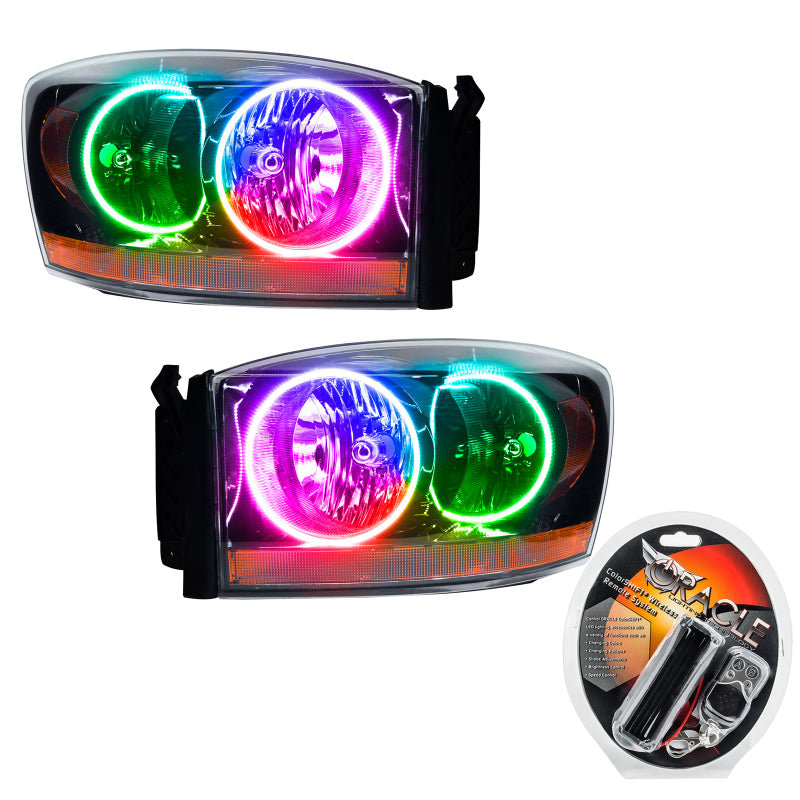 ORACLE Lighting Oracle 06 Dodge Ram SMD HL - Black - ColorSHIFT