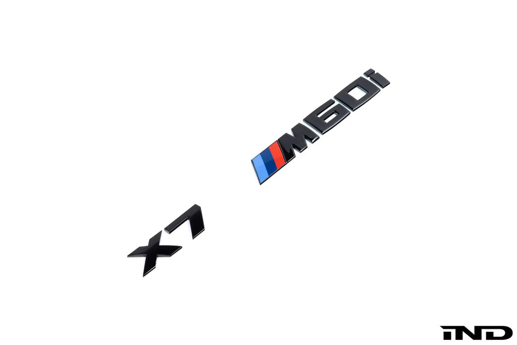 IND G05 X5 / G06 X6 / G07 X7 M Performance Painted Trunk Emblem