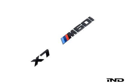 IND G05 X5 / G06 X6 / G07 X7 M Performance Painted Trunk Emblem