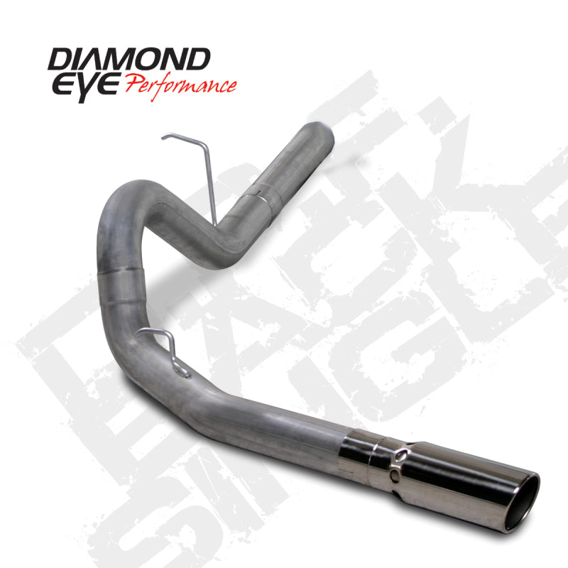 Diamond Eye Performance Diamond Eye KIT 4in DPF-BACK Single SS: 11-12 CHEVY 6.6L 2500/350