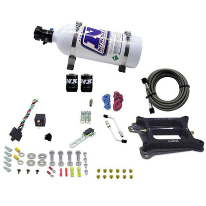 Nitrous Express 4150 4-BBL/Alcohol Nitrous Kit (50-300HP) w/5lb Bottle