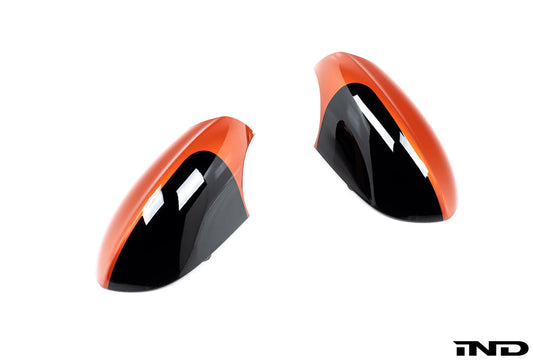 IND E9X M3 OEM Mirror Covers with M5 Paint Scheme
