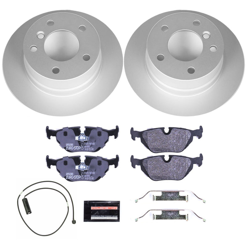 PowerStop Power Stop 96-02 BMW Z3 Rear Euro-Stop Brake Kit
