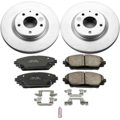 PowerStop Power Stop 14-18 Mazda 3 Front Z17 Evolution Geomet Coated Brake Kit