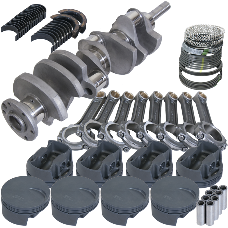 Eagle Ford 460 4.500in Crank 6.700in I-Beam Rods -3cc Flat Top 4.390in Pistons Rotating Assembly