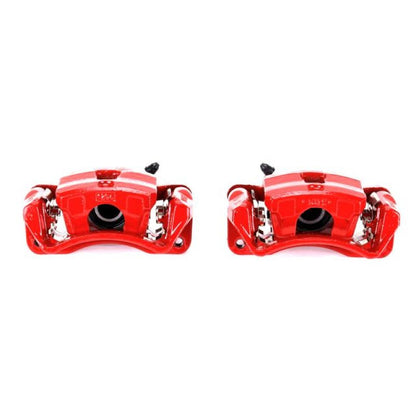 PowerStop Power Stop 06-12 Mitsubishi Eclipse Rear Red Calipers w/Brackets - Pair