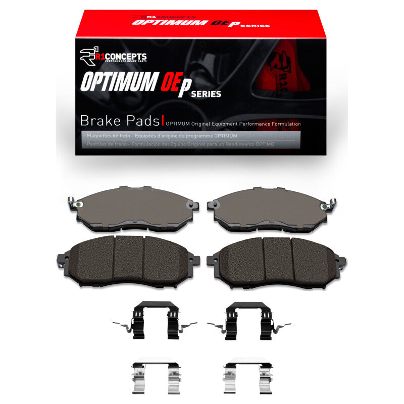 R1 Concepts R1 2002-2020 Infiniti QX70 Front R1 Optimum OE Pads & Hardware Kit