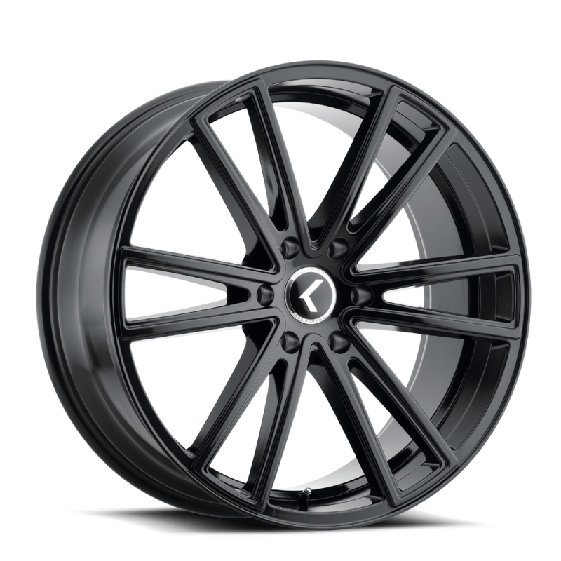 Kraze Wheels Kraze KR190 Lusso 22x8.5 / 5x120 BP / 38mm Offset / 74.1mm Hub Gloss Black Wheel