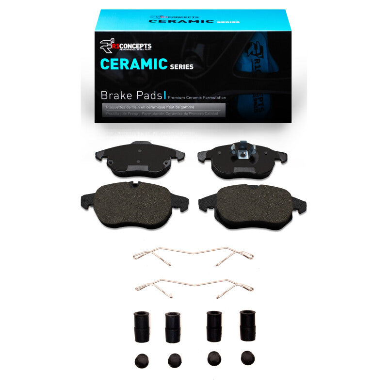 R1 Concepts R1 03-11 Cadillac BLS (Mexico) Front Ceramic Pads & Hardware Kit