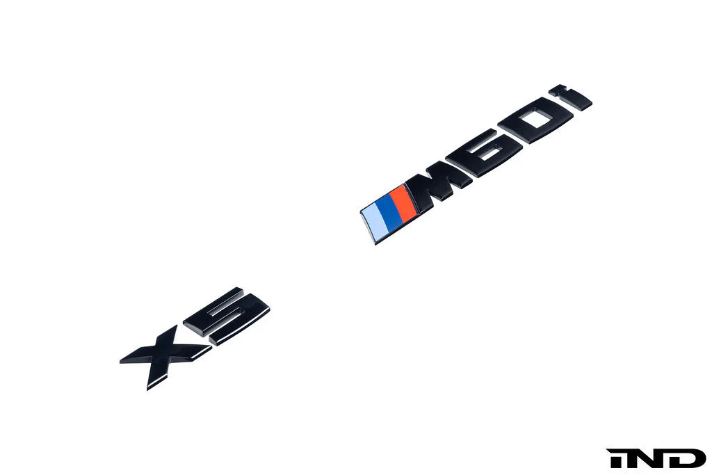 IND G0X X5 / X6 / X7 M50i / M60i Painted Trunk Emblem