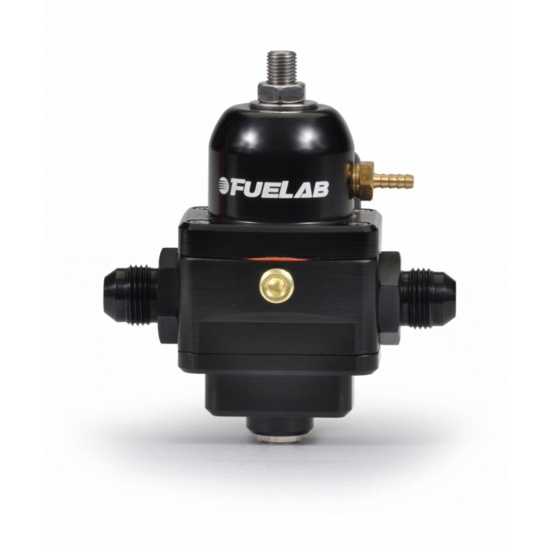 FUELAB 52902-1 ELECTRONIC FUEL PRESSURE REGULATOR EFI (25-90 PSI, 8AN-IN, 8AN-OUT) BLACK
