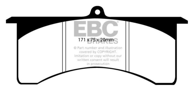 EBC Racing Wilwood Grand National GN4/6R 7520 SR-11 Sintered Race Front Brake Pads
