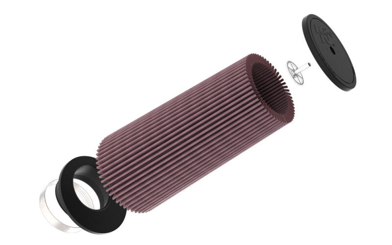 K&N Engineering K&N Universal Clamp-On Air Filter 3-1/2in FLG - 5-3/4in B - 12-1/8in H