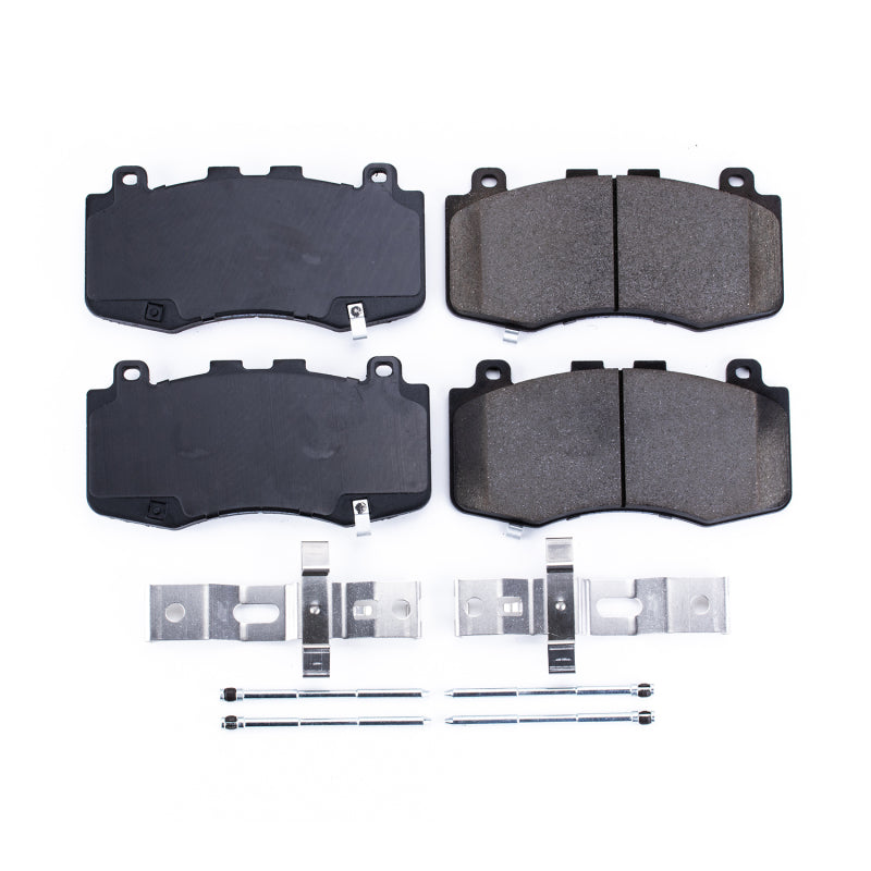 PowerStop Power Stop 18-19 Jeep Grand Cherokee Front Z17 Evolution Ceramic Brake Pads w/Hardware