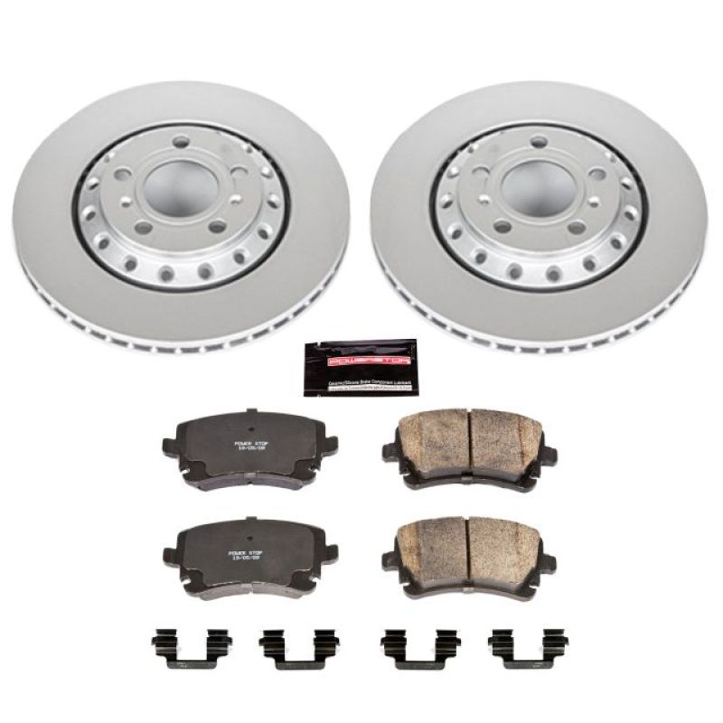 PowerStop Power Stop 03-10 Audi A8 Quattro Rear Z23 Evolution Sport Coated Brake Kit