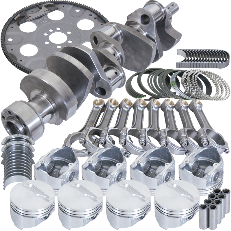 Eagle Chevy LT1350 1Pc 3.750in Crank 5.700in I-Beam Rods 4.040in Pistons 153 Tooth FP Blncd Assembly