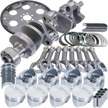 Eagle Chevy LT1350 1Pc 3.750in Crank 5.700in I-Beam Rods 4.040in Pistons 153 Tooth FP Blncd Assembly