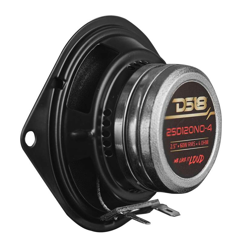 DS18 2.5in 60 Watts RMS 4 ohm Neodymium Full Range OEM Dashboard Loudspeakers