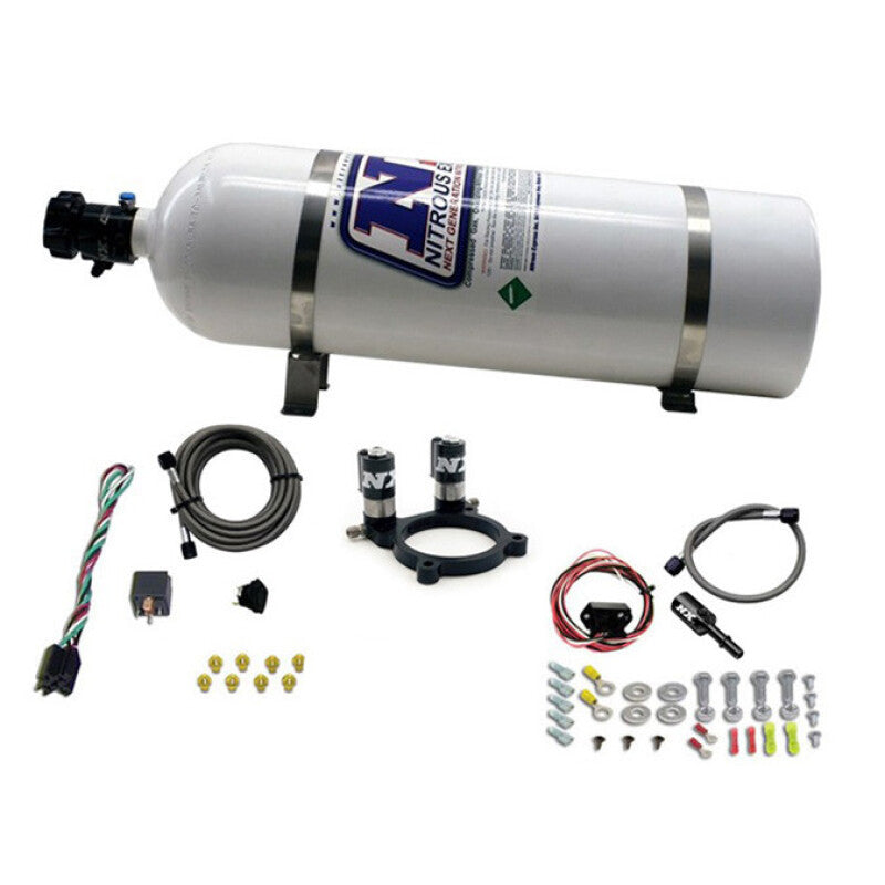 Nitrous Express Ford 3.5L/3.7L V6 Nitrous Plate Kit w/5lb Bottle