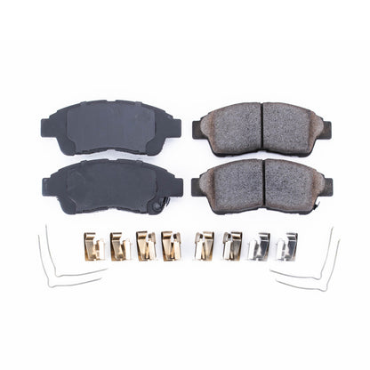 PowerStop Power Stop 93-97 Geo Prizm Front Z17 Evolution Ceramic Brake Pads w/Hardware
