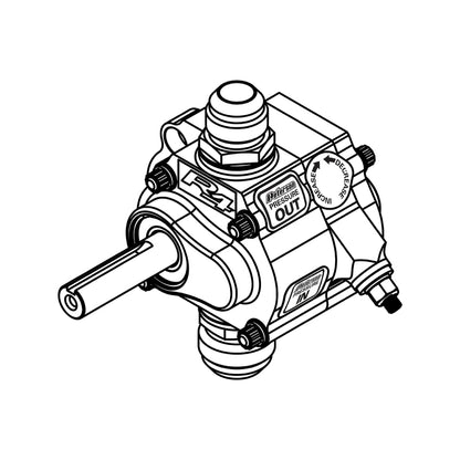 Peterson Fluid Systems R4 1-Stage Oil Pump - Left Side Mount - HV - Rear Drive