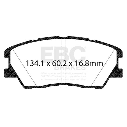 EBC 2020+ Kia Soul 1.6T Greenstuff Front Brake Pads
