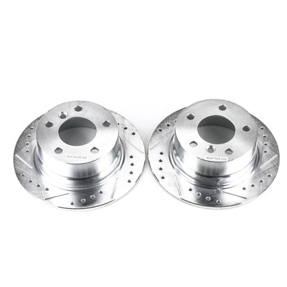 PowerStop Power Stop 96-02 BMW Z3 Rear Evolution Drilled & Slotted Rotors - Pair