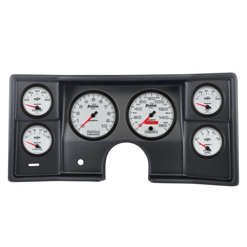 Autometer Phantom II Direct Fit Dash Kit 78-81 Malibu / El Camino / Montecarlo (2 x 5in/4 x 2-5/8in)