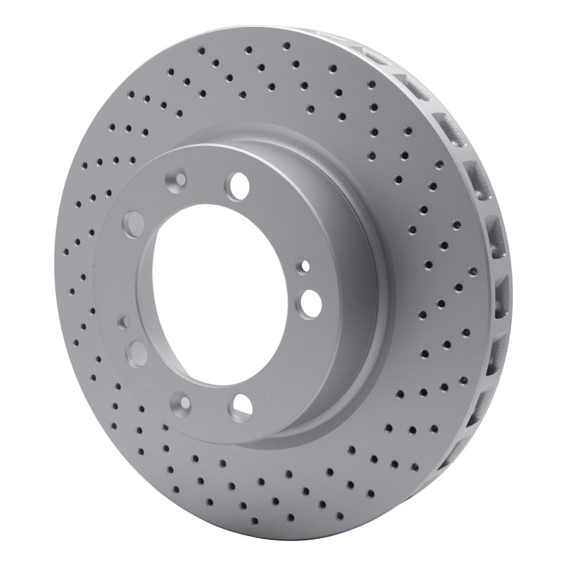 DFC 94-98 Porsche 911 Right Front Drilled GeoSPEC Coated Rotor