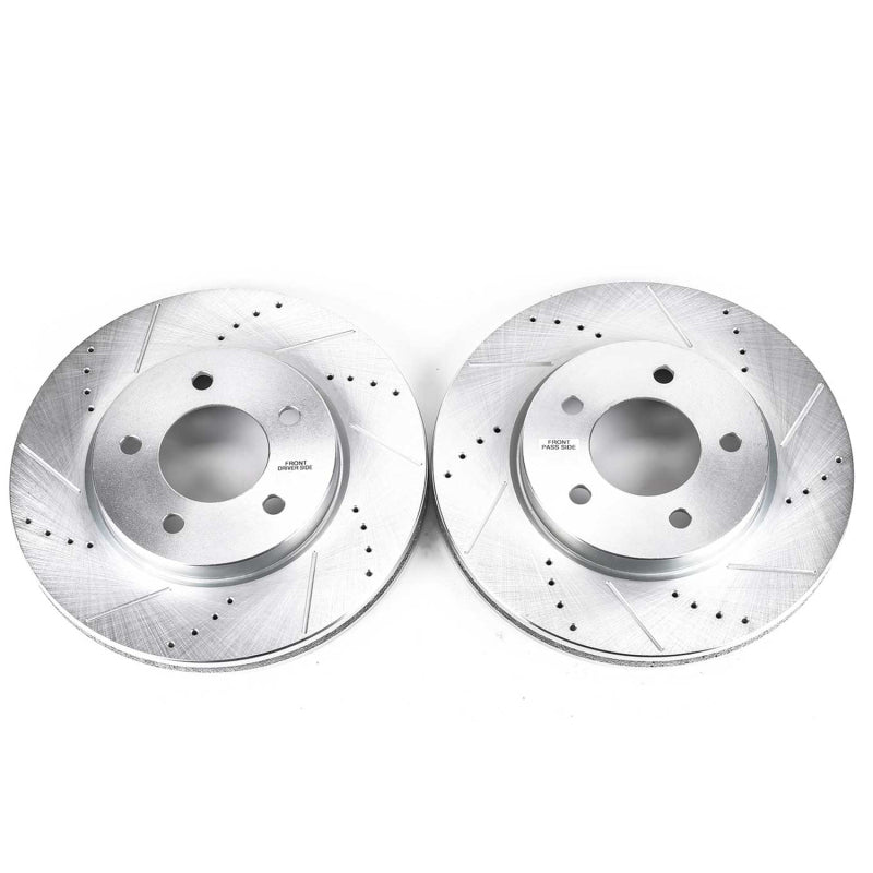 PowerStop Power Stop 04-08 Chrysler Pacifica Front Evolution Drilled & Slotted Rotors - Pair