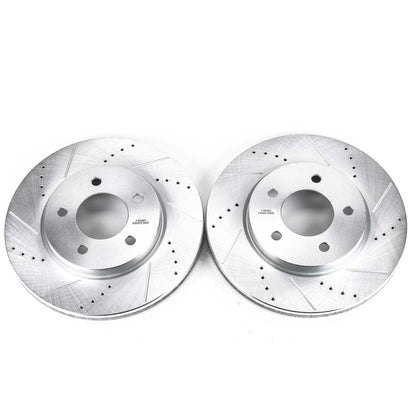 PowerStop Power Stop 04-08 Chrysler Pacifica Front Evolution Drilled & Slotted Rotors - Pair