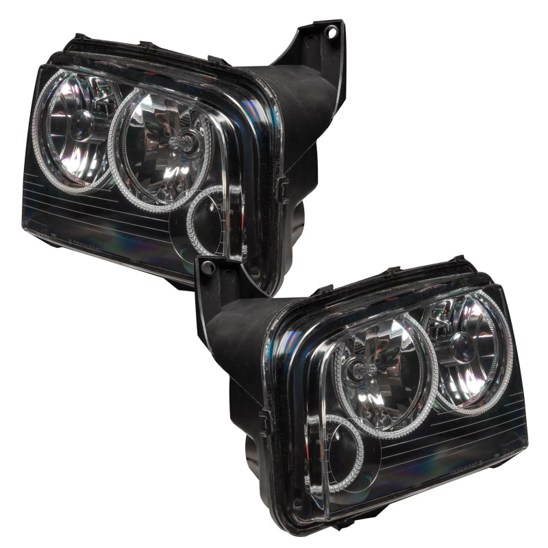 ORACLE Lighting Oracle 05-10 Dodge Charger SMD HL (Non-HID) - Triple Halo - ColorSHIFT w/ BC1 Controller