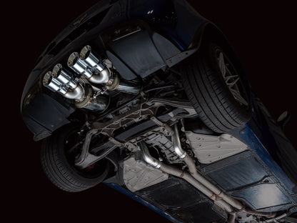 AWE Tuning C6 Chevrolet Corvette Z06/ZR1 Track Edition Axle-Back Exhaust w/ Chrome Silver Tips