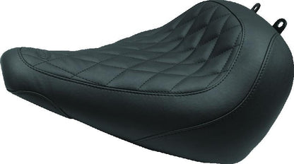 Mustang Motorcycle Mustang Harley Low Medallion Sissy Bar Pad (7.5 inch x 9 inch)- Black