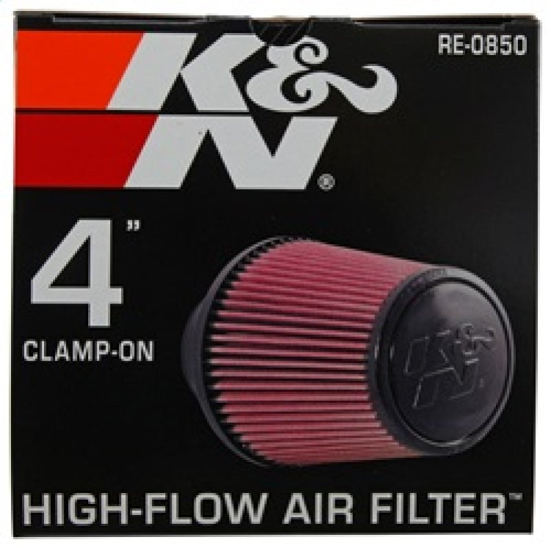 K&N Engineering K&N Universal Air Filter (4in. Flange / 6in. Base OD / 4-5/8in. Top OD / 6in. Height)
