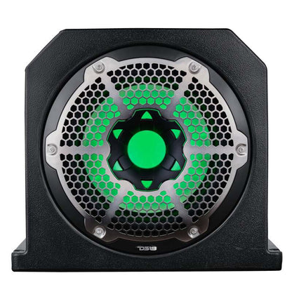 DS18 Subwoofer & Enclosure Dual 10in 350 Watts RMS 4 ohm NXL-10SUB/WH Included White