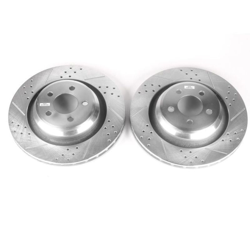 PowerStop Power Stop 05-10 Chrysler 300 Rear Evolution Drilled & Slotted Rotors - Pair