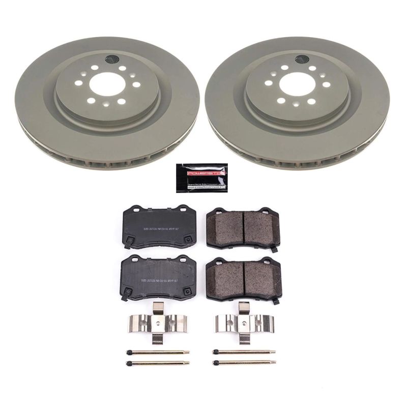 PowerStop Power Stop 04-07 Cadillac CTS Rear Z17 Evolution Geomet Coated Brake Kit