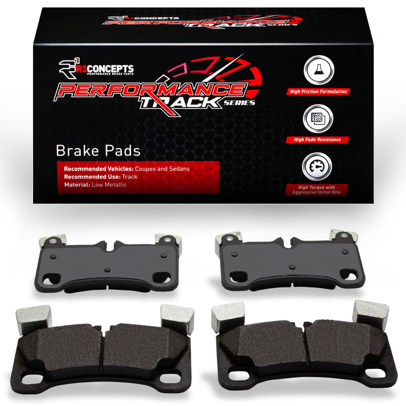 R1 Concepts R1 08-10 Porsche Cayenne Rear Track/Street Brake Pads
