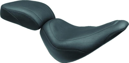 Mustang Motorcycle Mustang 14-17 Harley Fat Bob Wide Tripper Passenger Seat - Black